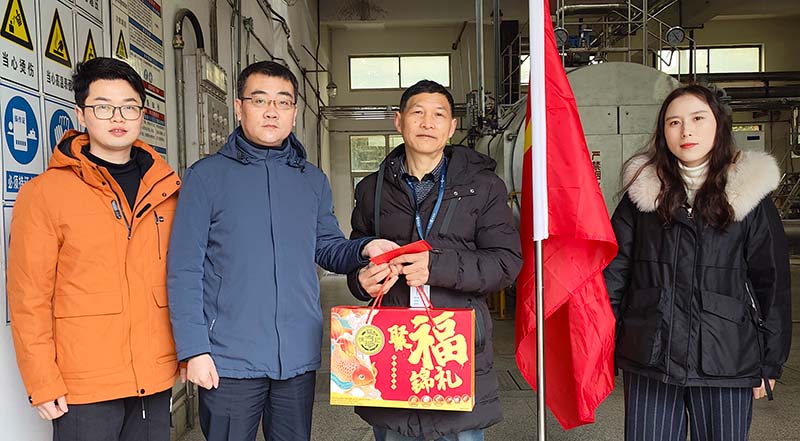 春節(jié)慰問送溫暖，歲寒情深暖人心